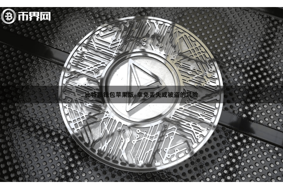 比特派钱包苹果版 幸免丢失或被盗的风险
