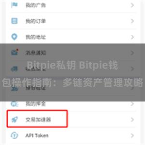 Bitpie私钥 Bitpie钱包操作指南：多链资产管理攻略