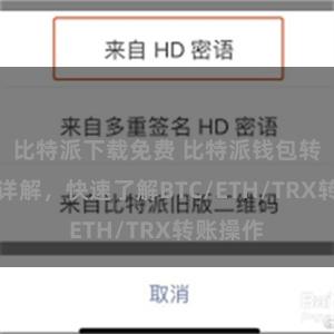 比特派下载免费 比特派钱包转账教程详解，快速了解BTC/ETH/TRX转账操作