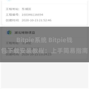 Bitpie系统 Bitpie钱包下载安装教程：上手简易指南