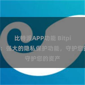 比特派APP功能 Bitpie钱包：强大的隐私保护功能，守护您的资产